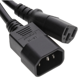 Male to Female UPS IEC C13 to C14 3M