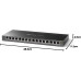16GbE Port network switch, managed SG116E 16GbE Port network switch, managed SG116E