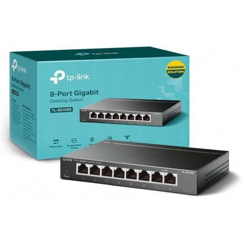 8 Port desktop switch